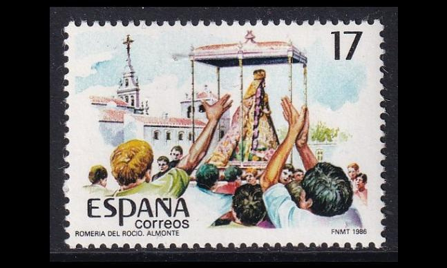 Espanja 2728 ** Almonten pyhiinvaellus (1986)