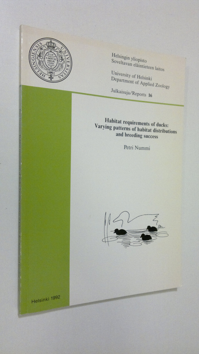 Petri Nummi : Habitat requirements of ducks : varying pat...