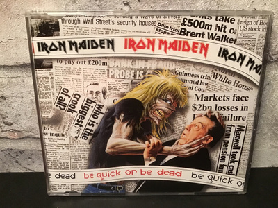 IRON MAIDEN: Be Quick Or Be Dead cd single