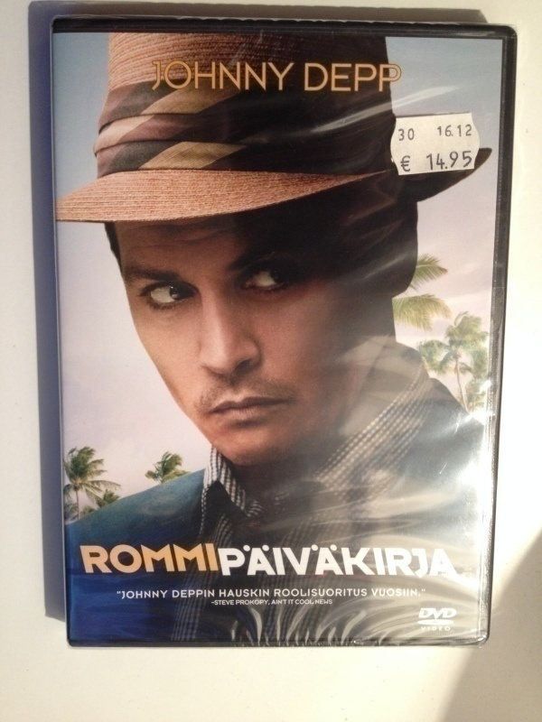 Rommipäiväkirja (2011) Johnny Depp, Amber Heard (DVD) UUSI!