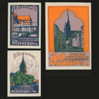 Saksa Notgeld 10, 25, 50 Pfg, Schwerin 1922 - pikkukuva 1