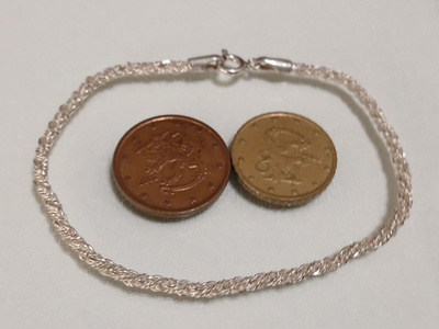 Hopea Rope Chain rannekoru 925