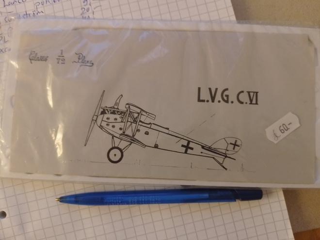 Pienoismalli L.V.G. C.VI 1/72 lentokone