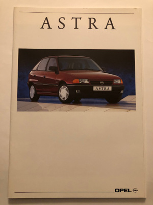 Myyntiesite - Opel Astra - 8/1991