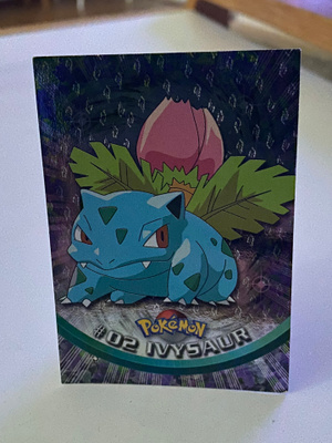 Vintage Pokémon-kortti: Topps #02 Ivysaur FOIL (1999)