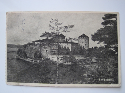 VANHA Postikortti Savonlinna 1920-luku