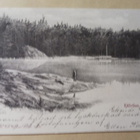 Ekenäs / Tammisaari, miehet Källvikenin kallioilla, p. 1901 - pikkukuva 1