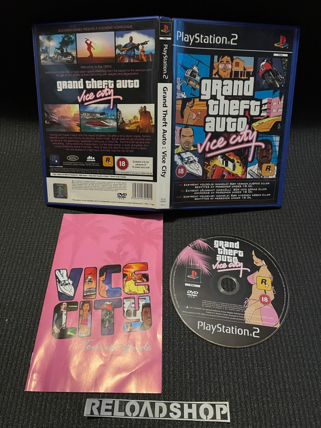 Grand Theft Auto Vice City - NORDIC PS2 - CIB