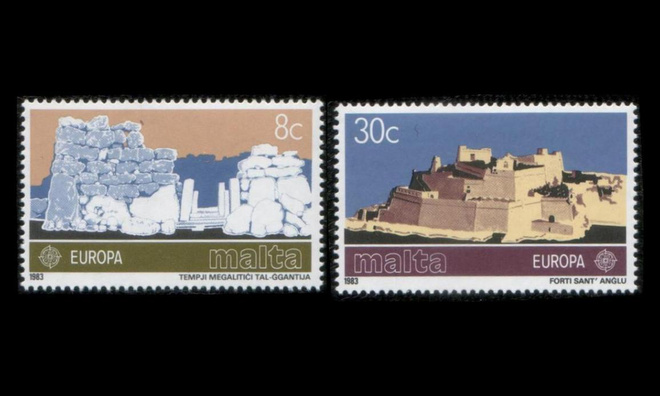Malta 680-1 ** Europa suuret saavutukset (1983)