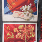 CCCP: neljä propagandapostikorttia - Eläköön Lokakuu! - pikkukuva 1