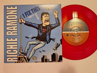 Richie Ramone I Fix This / Pretty Poison 7" sinkku Punainen