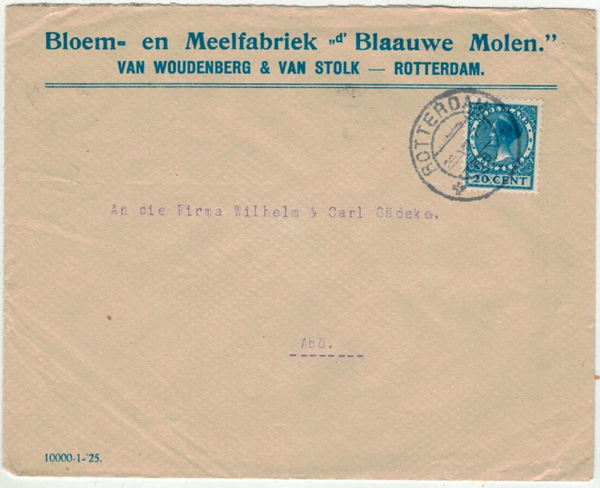 Hollanti Mi 157 kirje Suomeen
