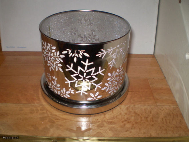 Partylite Lumottu valkea talvi somiste