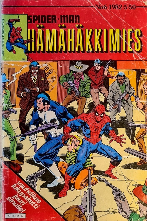 Hämähäkkimies No 6 1982 - Marvel-sarjakuvalehti