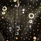 SHEIN Curve black sequin tulle maxi dress 0X /Black sequin t - pikkukuva 5