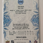 Josh Doan 2024-25 UD Ice Rookie Emerald Green - pikkukuva 2