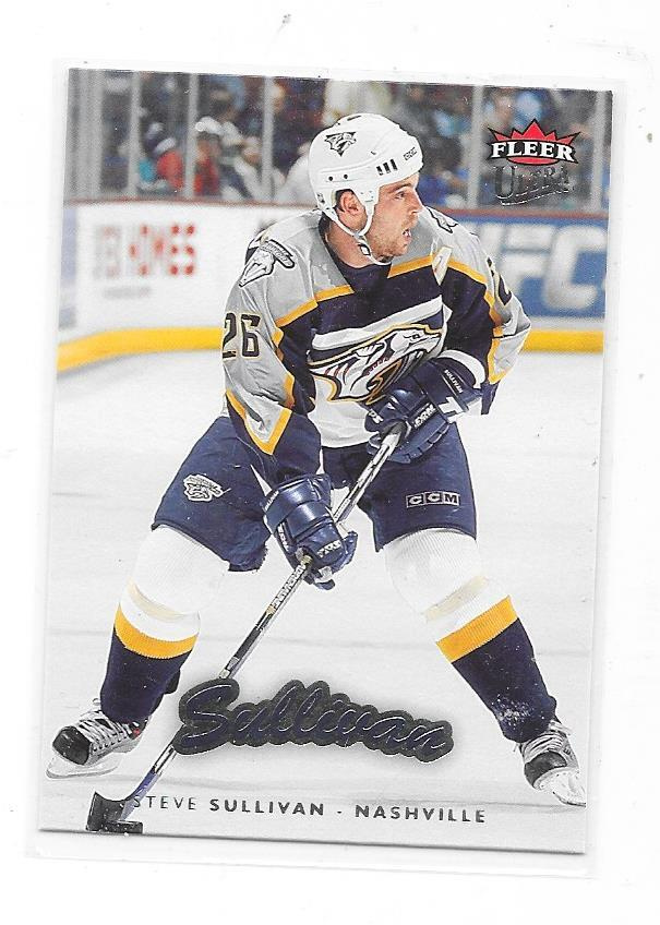 2006-07 Ultra #110 Steve Sullivan Nashville Predators
