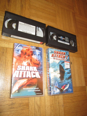 SHARK ATTACK 1 & 2 - VHS