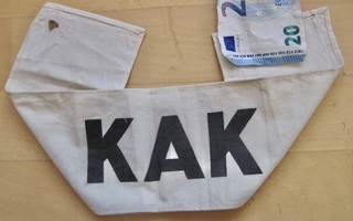 VANHA Käsivarsinauha KAK Karjalan Armeijakunta