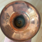 Näyttävä vintage-kynttilänjalka, 22cm - pikkukuva 3