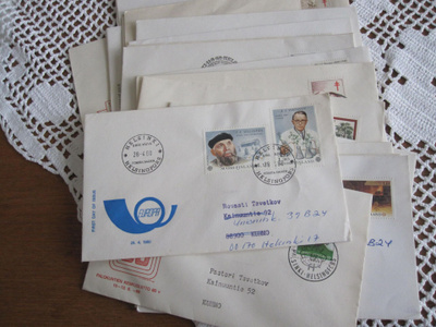 Erikoisleimat ja FDC papille 1960-1980 22 kpl