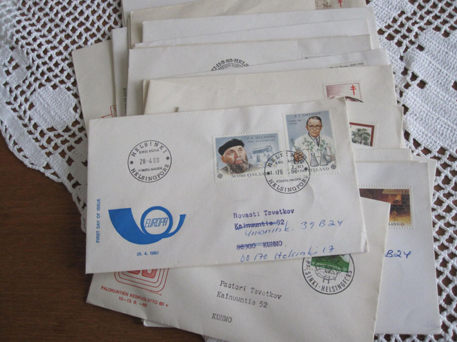 Erikoisleimat ja FDC papille 1960-1980 22 kpl