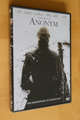 DVD Anonymous - Tuntematon ( 2012 Rhys Ifans )