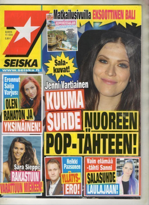 7-Päivää n:o 38 2015 Jenni. Saija. Janita. Miss Suomi. Amand