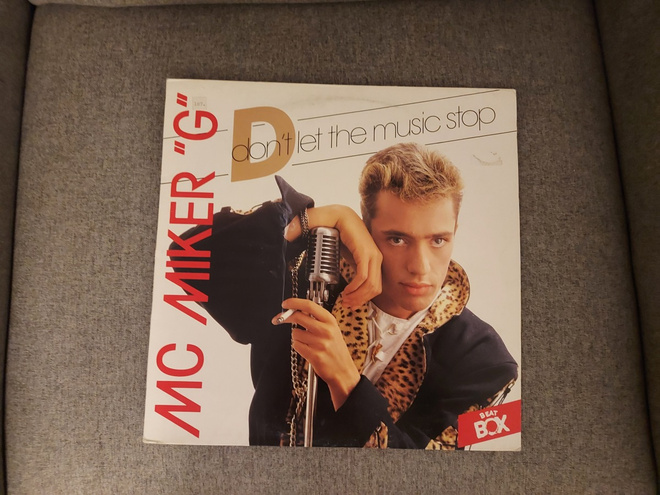 MC Miker G – Don't Let The Music Stop maxisingle (1987)