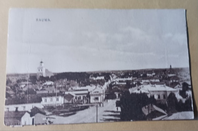 Rauma. näkymä kaupunkiin, mv pk, ei p.