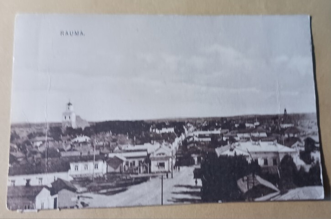 Rauma. näkymä kaupunkiin, mv pk, ei p.