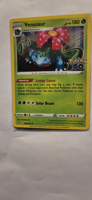 Venusaur (PGO 003) Pokémon GO RARE holo card