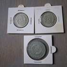 200 markkaa, mk 1958*2 ja 500 markkaa 1952 hopeaa - pikkukuva 1