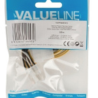 Valueline Virtakaapeli EPS 8-pin uros - 2xMolex uros, 15cm - pikkukuva 2