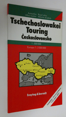 Autoatlas Tschechoslowakei 1:500 000 ; Europa 1:3 500 000