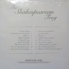 THE SHAKESPEAREAN FROG - S/T - GREEN/BLACK BEL 2020 UUSI LP - pikkukuva 2