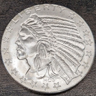 1 oz 999 Hopea raha Indian Head gold dollar tribute - pikkukuva 1