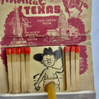 VANHA Tulitikkuvihko Texas TUHMA - pikkukuva 1