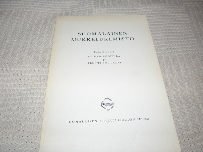 Ruoppila - Soutkari (toim.) Suomalainen murrelukemisto