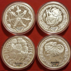 4 kpl Australia 1 oz 999 hopeaa, Sydney Olympics. - pikkukuva 1