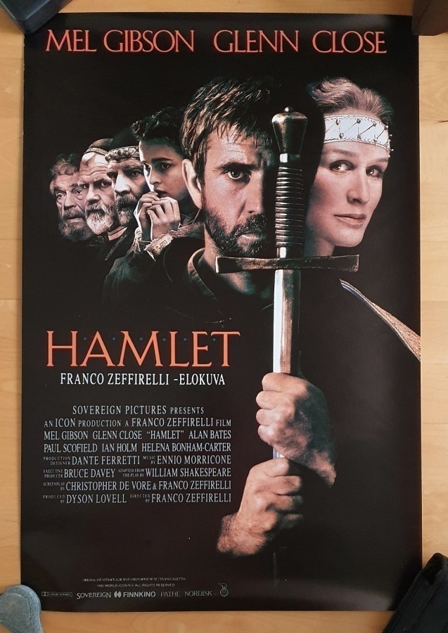 Hamlet – elokuvan juliste (n 39,5 x 60 cm)