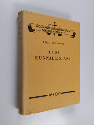 Reino Kuuskoski : Uusi kunnallislaki