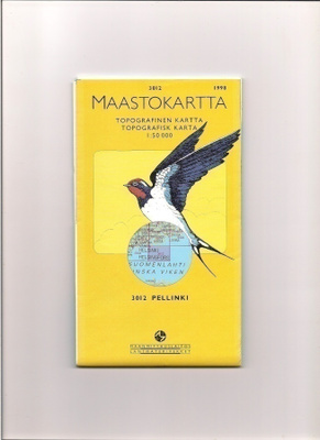 Maastokartta 1:50 000 Pellinki