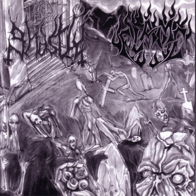 Ghastly / Flame - A Morbid Split (CD) NEAR MINT!!
