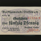 Saksa Notgeld 50 Pfennig, Diessen 22.4.1919 - pikkukuva 1