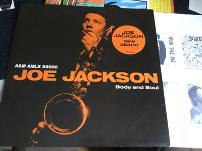 Joe Jackson Body and soul lp 1983 huippukiekko