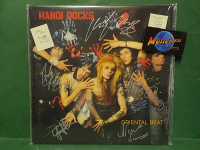 HANOI ROCKS - ORIENTAL BEAT EX+/EX+ 1ST PRESS LP + NIMMARIT