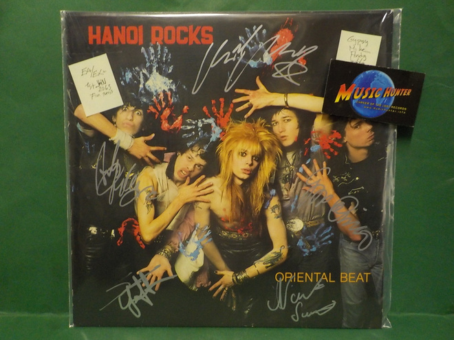 HANOI ROCKS - ORIENTAL BEAT EX+/EX+ 1ST PRESS LP + NIMMARIT
