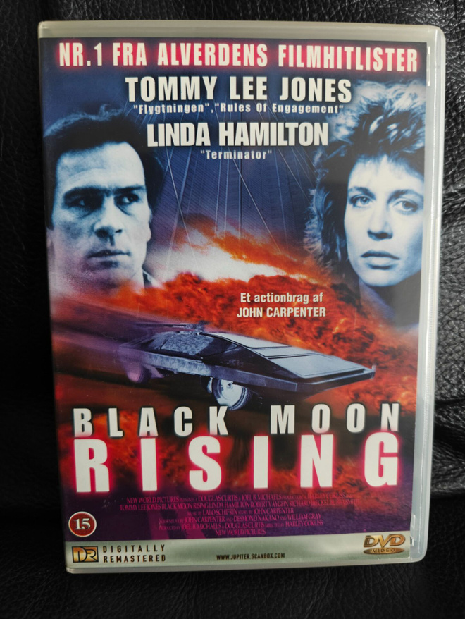 Black Moon Rising (1986) DVD Tanskajulkaisu