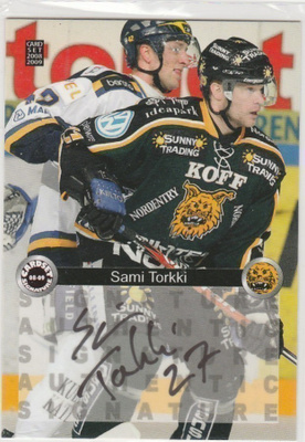 2008/09 Cardset Signature Sami Torkki , Ilves